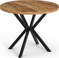 ESSTISCH Valeo runder ausziehbarer, Lefkas Eiche 120-200/120/76 cm