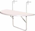 Balkonklapptisch ca. 50x100 cm Wei&szlig;
