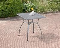 Gartentisch Toulouse Grau wetterbest&auml;ndig ca. 70x70x74cm