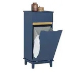 W&Auml;SCHESCHRANK mit W&auml;schesack Blau