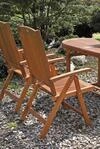 Gartenstuhl stapelbar/klappbar Eukalyptusholz