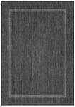 Flachwebeteppich Relax Schwarz ca. 240x340cm