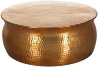 Couchtisch Karam &Oslash; ca. 75 cm Alu Gold