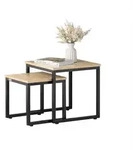 COUCHTISCH 2er Set Natur