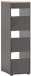 Mehrzweckschrank Solea Anthrazit/Eiche