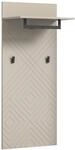 Garderobenpaneel Notes ca. 60x140 cm Sandbeige