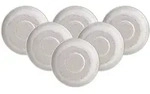 KAFFEEUNTERTASSEN Perlemor Sand beige &oslash; 16,1 cm 6er Set