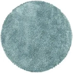 Hochflorteppich Fluffy Blau &Oslash; ca. 120cm