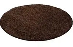 Hochflorteppich Life Brown Braun &Oslash; ca. 120cm