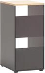 Mehrzweckschrank Solea Anthrazit/Eiche
