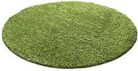 Hochflorteppich Life Green Gr&uuml;n &Oslash; ca. 80cm