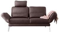 LEDERSOFA HURRICANE Braun Leder