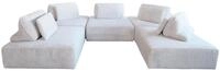 MODULSOFA WIOLO SOFT 5 MODULE 5 KISSEN Hellgrau Cord