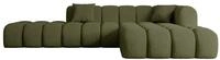 ECKSOFA Ottomane Rechts OLEA-L2 - 289x176x71 cm Gr&uuml;n