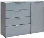 Sideboard Oakland in Grau/Graphitfarben