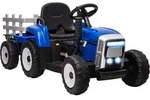 ELEKTRISCHER Traktor Kinder Aufsitztraktor mit MP3 Funktion, 3-6KM/H, Blau