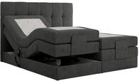 BOXBETT VITTORIA 200/200 - Dunkelgrau Struktur - H4