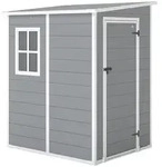 GER&Auml;TEHAUS 1,54m3, Gartenhaus mit Pultdach, 122 x 149 x 192/177 cm Gartenschrank