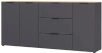 Sideboard California in Eichefarben/Graphitfarben
