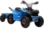 KINDERQUAD Kinder Elektro-Quad 6V Elektroauto mit Anh&auml;nger, 2,5 km/h Metall...