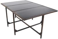 Gartentisch Raloso ca. 170x110x72 cm Braun