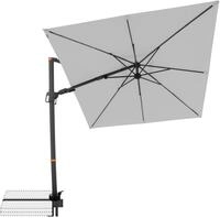 Ampelschirm Myzone Hellgrau ca. 210x210cm