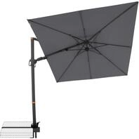 Ampelschirm Myzone Anthrazit ca. 210x210cm