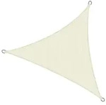 SONNENSEGEL SolVision HS9 800/800/800 cm dreieckig Creme HDPE
