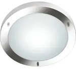 Badezimmer-Deckenleuchte Condus in Wei&szlig;/Nickel max. 60W Deckenlampe