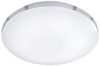 Badezimmer-Deckenleuchte Apart in Wei&szlig;/Chrom max. 24 Watt Deckenlampe