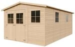 HOLZ-GARTENHAUS - H226x516x324 cm/15 m2 - M337