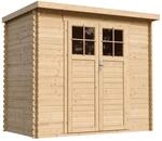 HOLZ-GARTENHAUS mit impr&auml;gniertem BodenB239xL142xH200 cm/ 2,63 m2 M310F+M310G