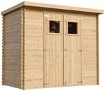 HOLZ-GARTENHAUS mit impr&auml;gniertem BodenB239xL142xH200 cm/ 2,63 m2 - M310+M310G