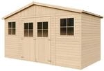 HOLZ-GARTENHAUS - H246 x 418 x 220 cm/ 8 m2 - M332