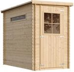HOLZ-GARTENHAUS - Ger&auml;tehaus mit impr&auml;gniertem BodenB144xL239xH198 cm/ 2.63 m2