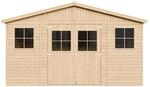 HOLZ-GARTENHAUS H246 x 418 x 320 cm/ 12 m2