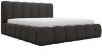 POLSTERBETT Cloud 180x200 Boucl&eacute;-Stoff Schwarz
