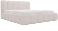 POLSTERBETT Cloud 180x200 Boucl&eacute;-Stoff Beige