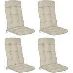 HOCHLEHNERAUFLAGE Flair HL 120/50/8cm Natur (4tlg)