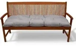 BANKPOLSTER Flair BK 100/50/8cm Hellgrau