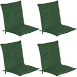 NIEDERLEHNERAUFLAGE Loft NL 100/50/6cm Dunkelgr&uuml;n 4tlg