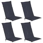 HOCHLEHNERAUFLAGE Loft HL 120/50/6 Dunkelblau 4tlg