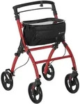 WOHNUNGSROLLATOR Aktiv rot mit Transporttasche