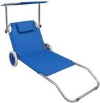 Gartenliege Blau