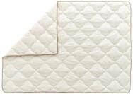 Bettdecke Superwashed Wolle ca. 135x200x17,33 cm Wei&szlig;