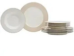 TAFELSERVICE Geo beige 12-tlg.