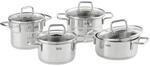 Kochtopfset Silit Extra Cook Mini Edelstahlfarben, 4-teilig
