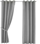 VORHANG 2ER SET PALERMO HxB 245x140 cm Grau