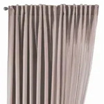 SCHLAUFENGARDINE &raquo;Jena&laquo; HxB 250x300 cm Taupe