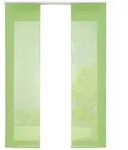 VORHANG 2ER SET HxB 245x60 cm Apfelgr&uuml;n
